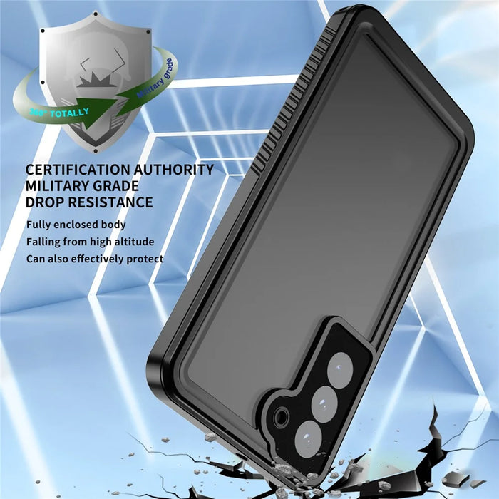 REDPEPPER FS Series For Samsung Galaxy S22+ 5G IP68 Waterproof Case Shockproof Phone Cover Dust-proof Full Protective Case with Screen Protector / Fingerprint ID - 6
