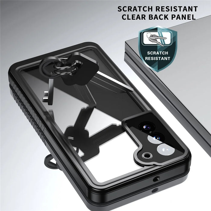 REDPEPPER FS Series For Samsung Galaxy S22+ 5G IP68 Waterproof Case Shockproof Phone Cover Dust-proof Full Protective Case with Screen Protector / Fingerprint ID - 7
