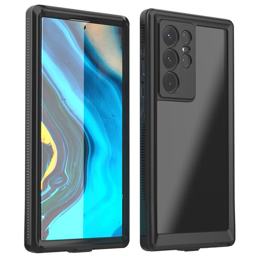 REDPEPPER A Series for Samsung Galaxy S22 Ultra 5G Waterproof Case IP68 Protective Phone Cover with Screen Protector - Black - 2