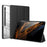 DUX DUCIS TOBY Series for Samsung Galaxy Tab S8 Ultra Tri-fold Stand PU Leather Well-protected Tablet Case - Black - 3