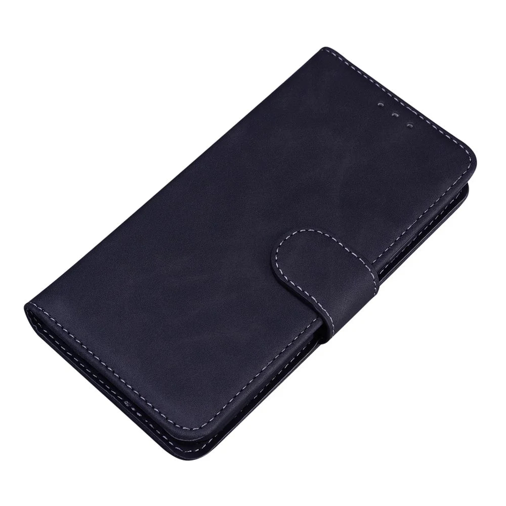 For Samsung Galaxy A23 4G / 5G (Global Version) Folding Stand PU Leather Business Cover Wallet Design Anti-Scratch Full Protective Phone Case - Green - 4