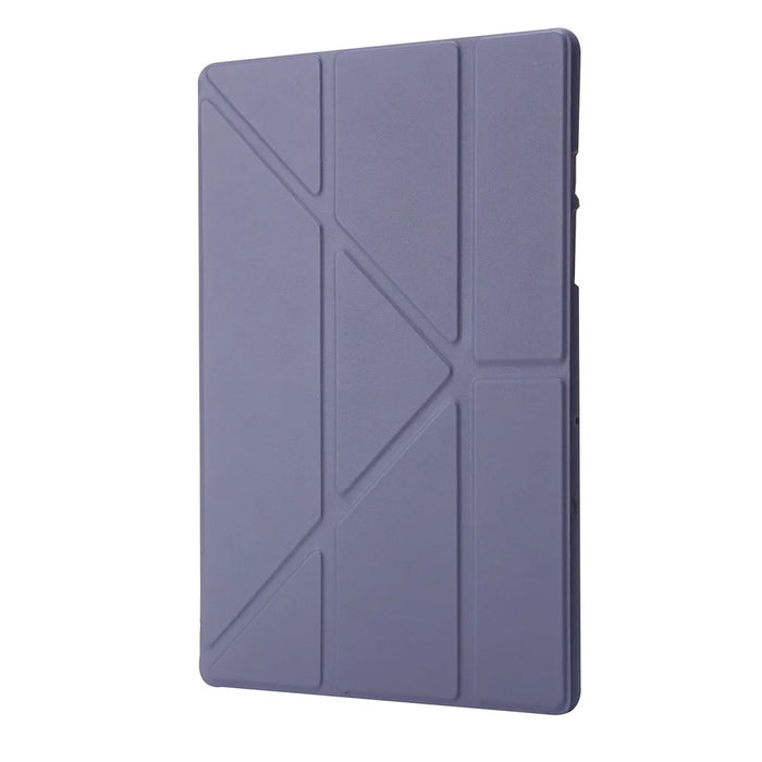 Protective Case Cover for Samsung Galaxy Tab A8 10.5 (2021) / (2022) Shockproof V-fold Stand Silicone Tablet Case Support Auto Wake / Sleep - Purple - 2