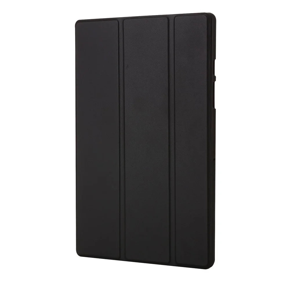 For Samsung Galaxy Tab A8 10.5 (2021) / (2022) Protective Silicone Case Cover Shockproof Three-fold Stand Tablet Case Support Auto Wake / Sleep - Black - 2