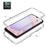 For Samsung Galaxy A13 4G Gradient Color Transparent TPU + PC Anti-drop Phone Case Shell - Transparent - 4