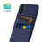 For Samsung Galaxy A13 5G Cloth Texture PC Phone Case Cover with Dual Card Slots - Blue - 2