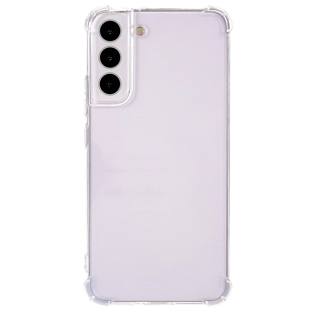 Transparent Case for Samsung Galaxy S22+ 5G, Soft TPU Reinforced Corners Shock Absorption Protective Cover - 2