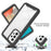PC+TPU Hybrid Phone Case for 	Samsung Galaxy A53 5G, Complete Covering Design with PET Screen Protector - Black - 3
