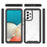 PC+TPU Hybrid Phone Case for 	Samsung Galaxy A53 5G, Complete Covering Design with PET Screen Protector - Black - 5
