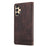 GQ.UTROBE 008 Series Skin-Touch Feeling Leather Case for Samsung Galaxy A13 4G, RFID Blocking Shockproof Anti-fall Stand Wallet Phone Shell - Coffee - 3
