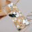 For Samsung Galaxy A13 4G TPU Case with Quicksand and Pattern Printed - Black / White Puppy - 7