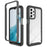 For Samsung Galaxy A23 4G / 5G (Global Version) TPU Bumper Transparent PC + Acrylic Back Case Anti-scratch Phone Cover - Black - 1