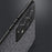 For Samsung Galaxy A73 5G Anti-scratch Splicing Cloth Texture PU Leather Coating Phone Cover Hybrid TPU + PC Drop-proof Case - Grey - 3