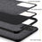 For Samsung Galaxy A73 5G Anti-scratch Splicing Cloth Texture PU Leather Coating Phone Cover Hybrid TPU + PC Drop-proof Case - Grey - 4