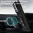 For Samsung Galaxy A33 5G Slide Camera Cover Hard PC + Soft TPU Phone Case with Ring Kickstand - Black - 3