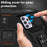 For Samsung Galaxy A33 5G Slide Camera Cover Hard PC + Soft TPU Phone Case with Ring Kickstand - Black - 5