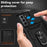 For Samsung Galaxy S21 FE 5G Ring Kickstand PC + TPU Hybrid Cover Slide Camera Protection Phone Case - Black - 5