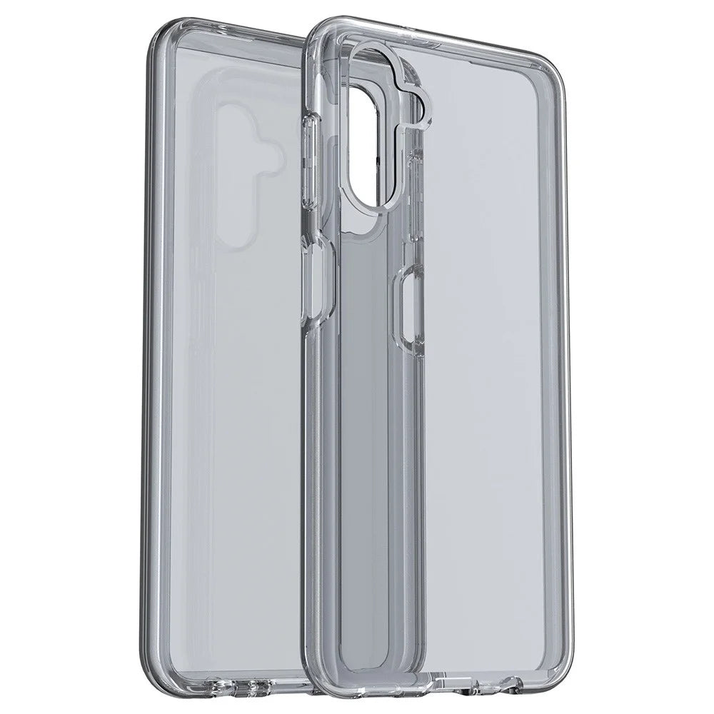For Samsung Galaxy A13 5G Clear Crystal Phone Case Anti-Scratch Hard PC Soft TPU Well-Protected Cover - Grey - 3