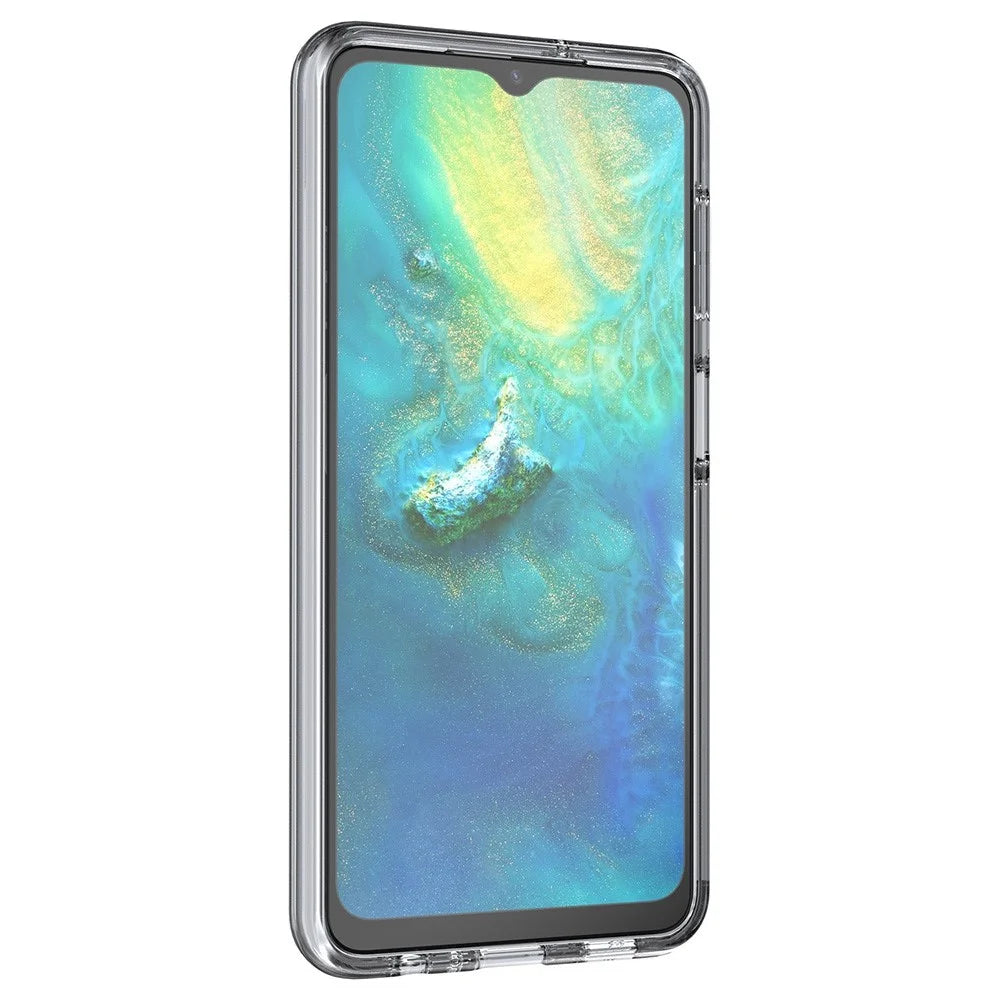 For Samsung Galaxy A13 5G Clear Crystal Phone Case Anti-Scratch Hard PC Soft TPU Well-Protected Cover - Grey - 7