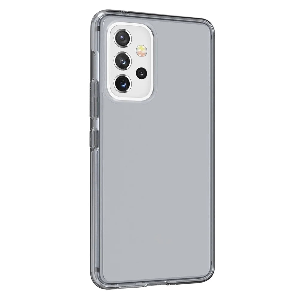 For Samsung Galaxy A53 5G Thicken Clear PC + TPU Phone Case Anti-Drop Protective Cover - Transparent Grey - 2