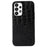For Samsung Galaxy A23 5G (Global Version) / 4G Crocodile Texture Slim Phone Case Genuine Cowhide Leather Coated PC + TPU Protective Cover - Black - 1
