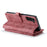 For Samsung Galaxy S22+ 5G Phone Cases with Strap CASEME C30 Zipper Multiple Card Holder PU Leather Cover - Red - 5