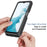 For Samsung Galaxy A23 5G (Global Version) / 4G Phone Case 3 in 1 TPU + PC Phone Cover with PET Screen Protector - Black - 2
