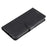 For Samsung Galaxy A23 5G (Global Version) / 4G Case Solid Color Leather Mobile Cover Wallet Stand with Strap - Black - 5