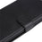 For Samsung Galaxy A23 5G (Global Version) / 4G Case Solid Color Leather Mobile Cover Wallet Stand with Strap - Black - 6