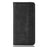 For Samsung Galaxy A33 5G Retro PU Leather Wallet Phone Cover Mosaic Imprinted Magnet Closure Adjustable Stand Case - Black - 7
