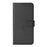 For Samsung Galaxy A03 Core Shockproof Wallet Stand View Protective Cover Diamond Texture Soft PU Leather Flip Case with Strap - Black - 6