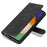 AZNS For Samsung Galaxy A13 4G PU Leather Wallet Folio Flip Phone Case Adjustable Stand Protective Cover - Black - 5