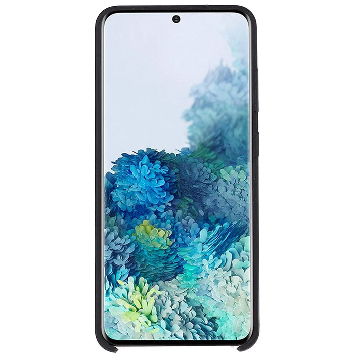 For Samsung Galaxy S20 5G/4G Premium Solid State Silicone Phone Case Mobile Phone Protector - Black - 4