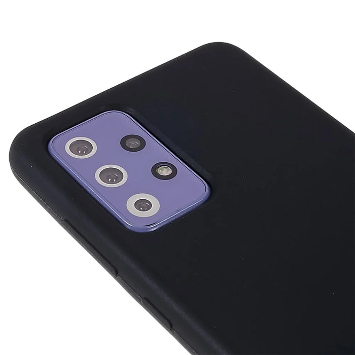 For Samsung Galaxy A52 4G/5G/A52s 5G Protective Slim Case Silicone Phone Cover Shockproof Phone Protector - Black - 7
