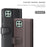 For Samsung Galaxy A22 5G (EU Version) Split Leather Genuine Leather Full Protection Wallet Stand Phone Case - Black - 4