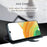 For Samsung Galaxy A33 5G Stand Wallet Phone Case Split Leather Genuine Leather Folio Flip Protective Cover - Black - 6