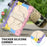 Robot C2 Series for Samsung Galaxy Tab A8 10.5 (2021) / (2022) Stylish PC + Silicone Tablet Case Hand Strap Kickstand Design Shockproof Cover - Colorful Pink - 5