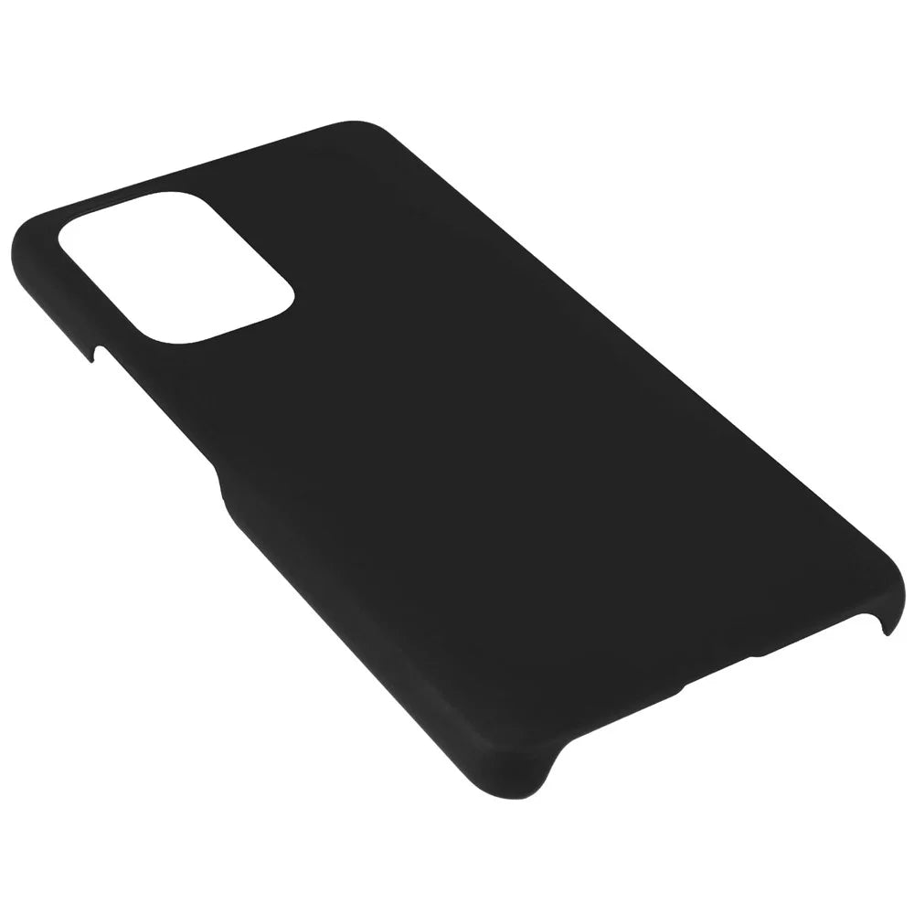For Samsung Galaxy A53 5G Rubberized Glossy Surface Hard PC Protective Phone Case Cover - Black - 4