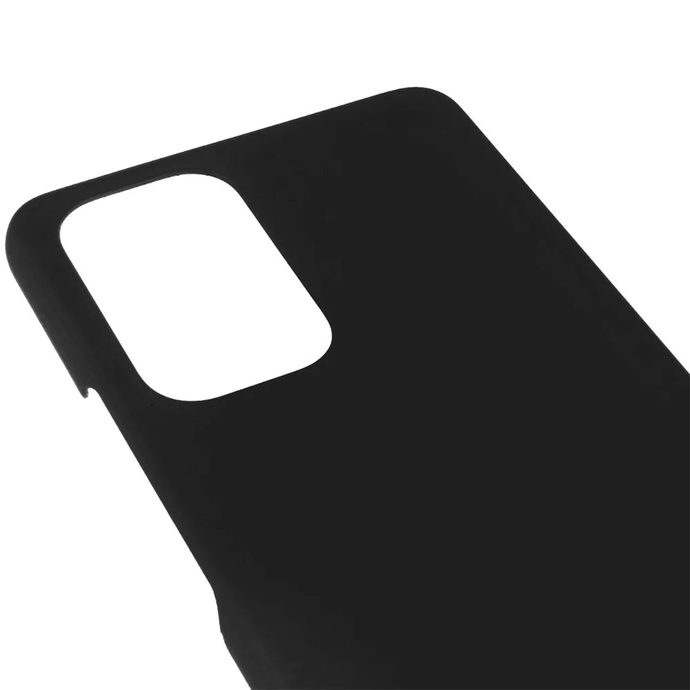 For Samsung Galaxy A53 5G Rubberized Glossy Surface Hard PC Protective Phone Case Cover - Black - 5