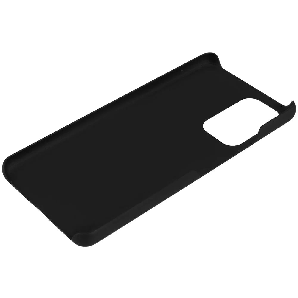 For Samsung Galaxy A53 5G Rubberized Glossy Surface Hard PC Protective Phone Case Cover - Black - 6