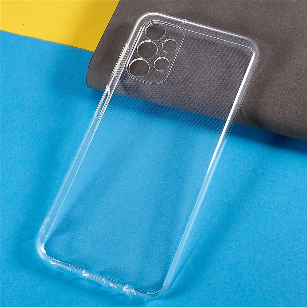 For Samsung Galaxy A13 4G 2.0mm Thickness Watermark-Free Transparent TPU Phone Protective Case - 2