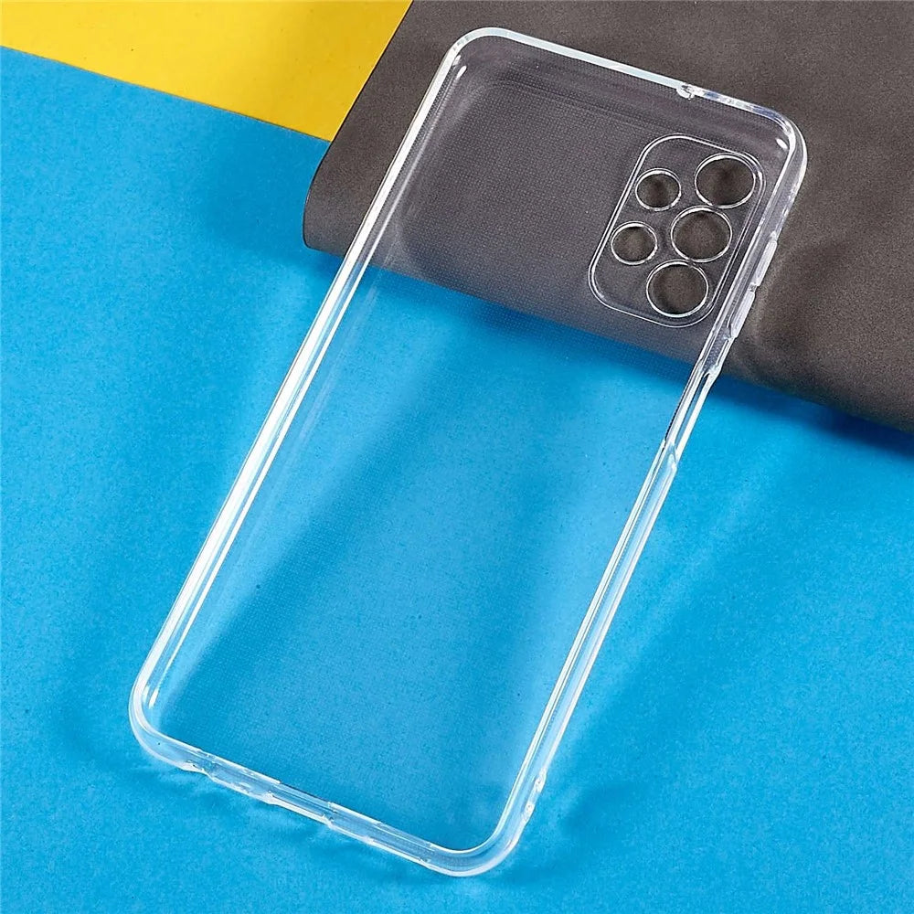 For Samsung Galaxy A13 4G 2.0mm Thickness Watermark-Free Transparent TPU Phone Protective Case - 5
