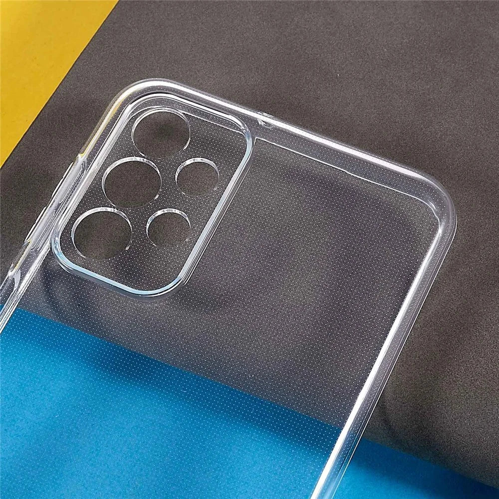 For Samsung Galaxy A23 5G (Global Version) / 4G 2.0mm Thickness Watermark-Free TPU Cover Anti-Scratch Clear Phone Case - 3