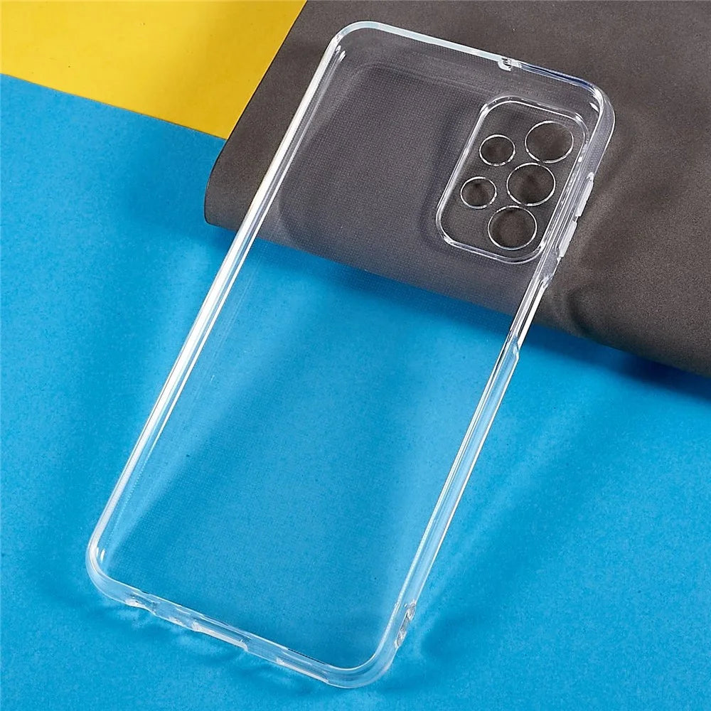 For Samsung Galaxy A23 5G (Global Version) / 4G 2.0mm Thickness Watermark-Free TPU Cover Anti-Scratch Clear Phone Case - 5