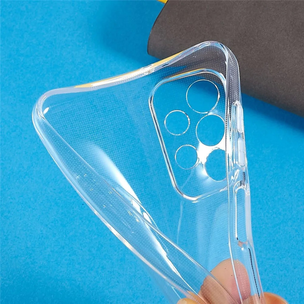 For Samsung Galaxy A23 5G (Global Version) / 4G 2.0mm Thickness Watermark-Free TPU Cover Anti-Scratch Clear Phone Case - 6