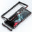 LUPHIE for Samsung Galaxy S22 Ultra 5G Drop-proof Anti-scratch Metal Frame Armor Bumper Case - Red/Black - 6