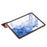 For Samsung Galaxy Tab S8 V-fold Stand Silicone + Leather Tablet Case Auto Wake/Sleep Function Cover - Rose Gold - 6