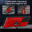 Slide Camera Protection Phone Case for Samsung Galaxy A13 4G, Ring Kickstand PC + TPU Hybrid Cover - Red - 4