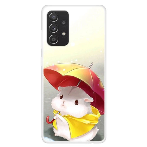 For Samsung Galaxy A13 4G Pattern Printing Drop-proof Soft TPU Case Protective Phone Cover - Little Squirrel - 1