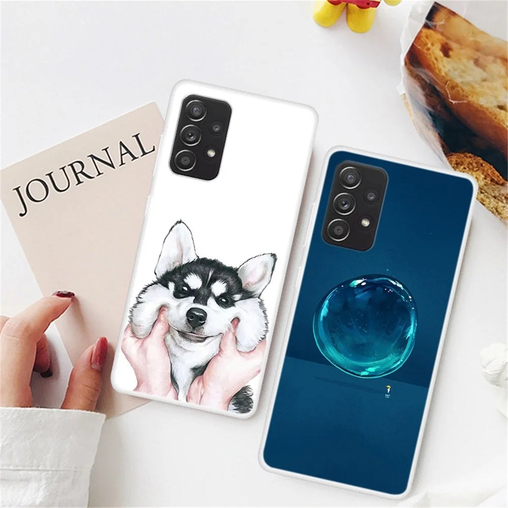 For Samsung Galaxy A13 4G Pattern Printing Drop-proof Soft TPU Case Protective Phone Cover - Little Squirrel - 3