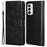 For Samsung Galaxy M23 5G/F23 5G Imprinted Butterfly Flower Pattern Leather Case Wallet Stand Cover with Strap - Black - 1